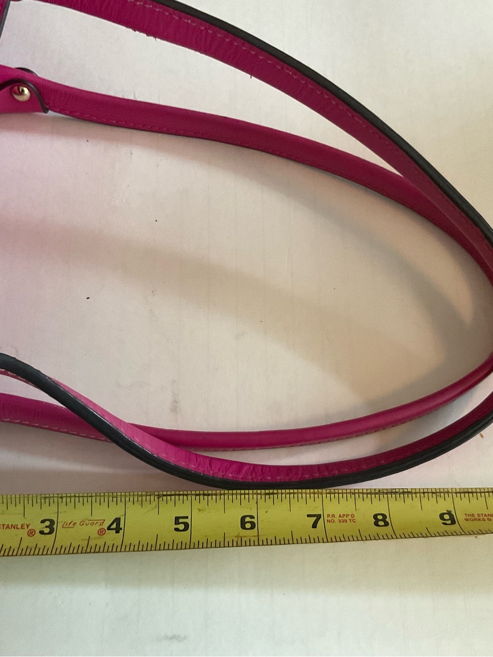 Dooney & Bourke Hot Pink and Tan Woven Tote - Picture 16 of 16